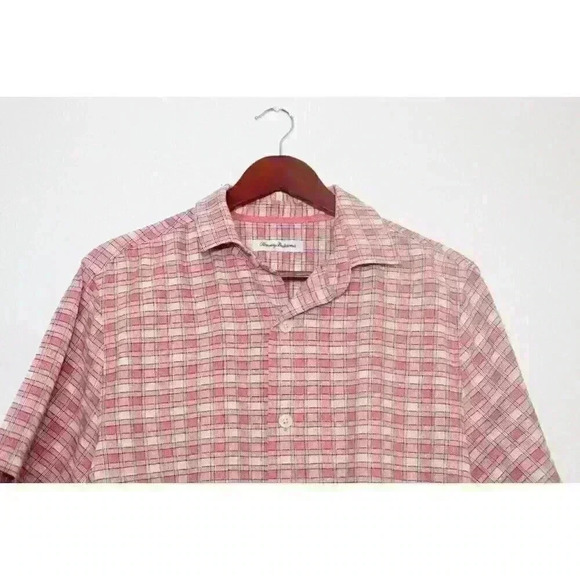 Tommy Bahama Men's 100 % Silk Casual Relaxed Fit Sporty Short Sleeve Shirt Sz M - Picture 2 of 13